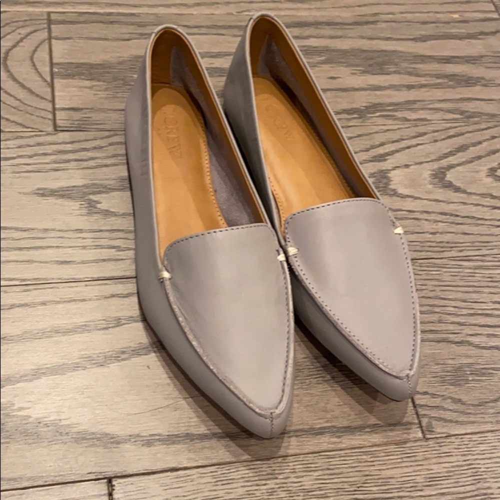 Never worn JCrew Flats Pointed Toe